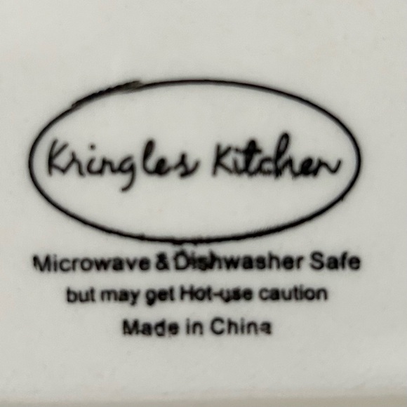 Kringles Kitchen Christmas Elf Treats Rectangle Plate 13”x7” Cookie Tray - Picture 5 of 6